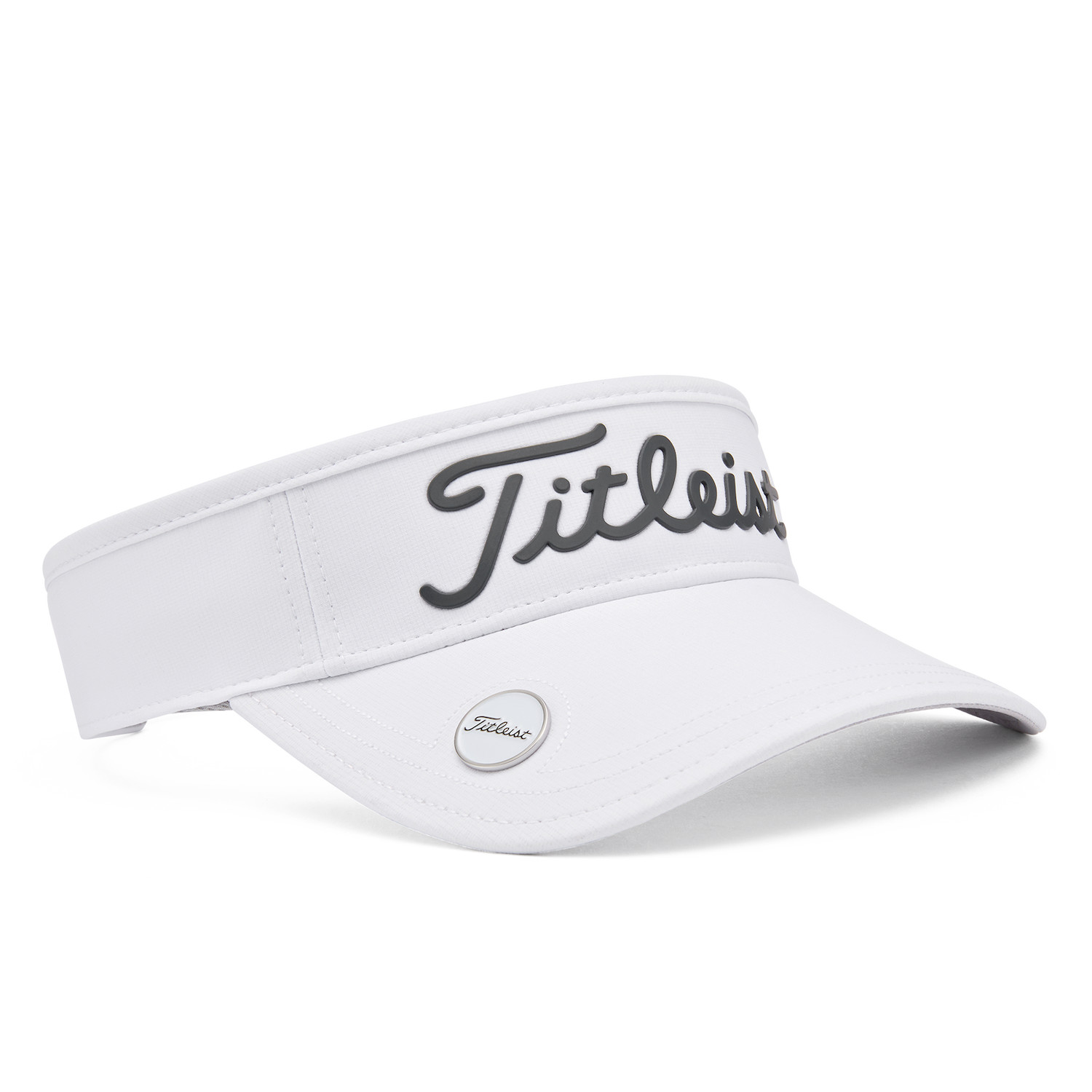 Titleist PLAYERS BALL MARKER VISOR, Weiß / Schwarz