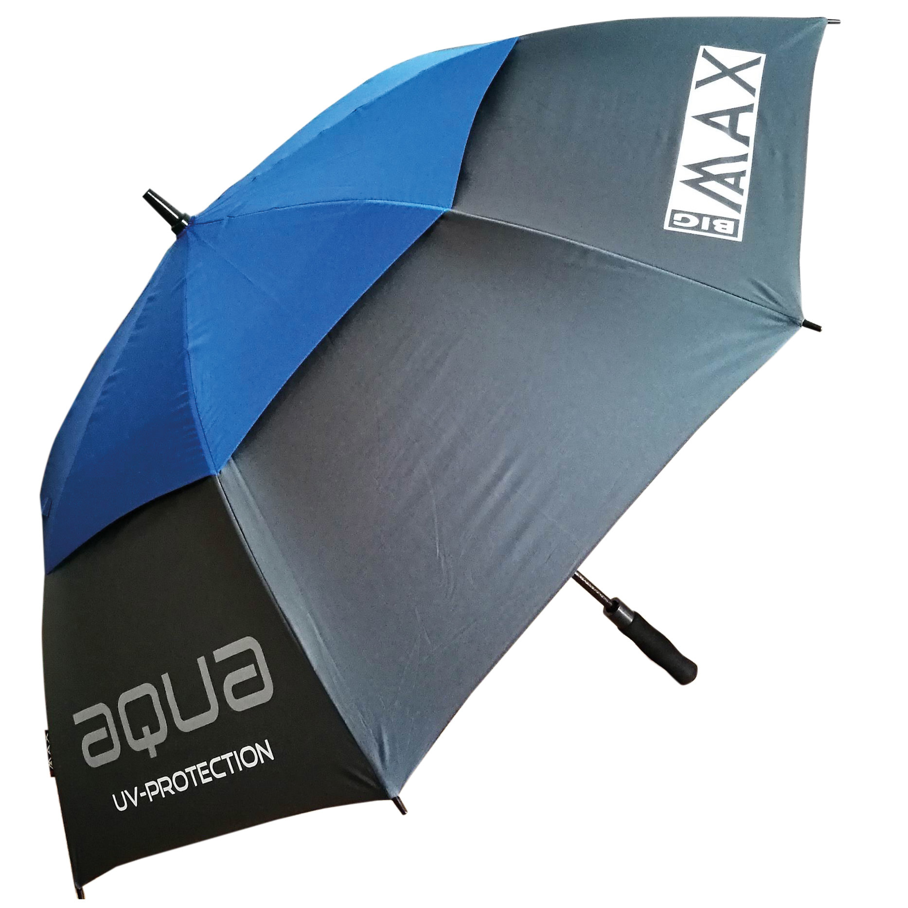 AUVBOX-Regenschirm-Aqua-UV-charcoal-blue BIG MAX Aqua - Regen- und UV-Schirm