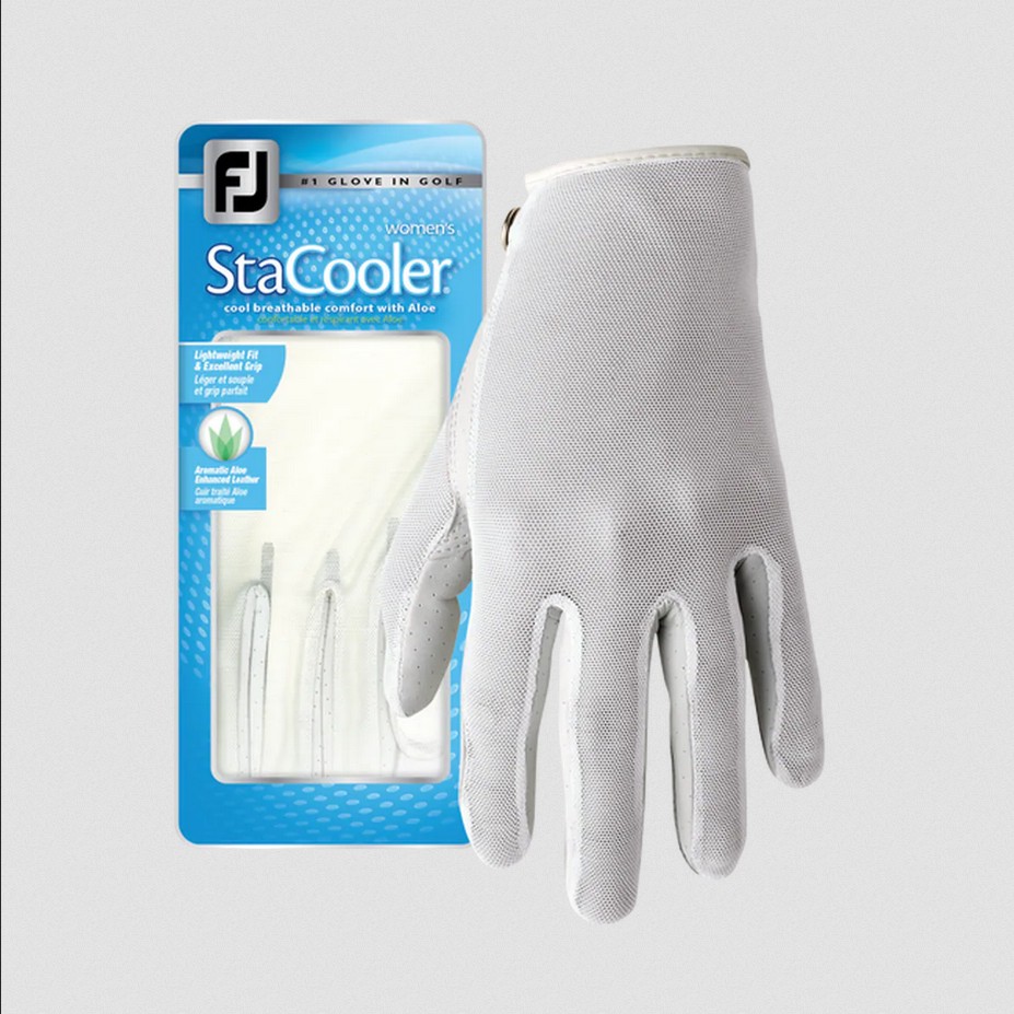 67120E_white FootJoy StaCooler Damen - Golfhandschuh