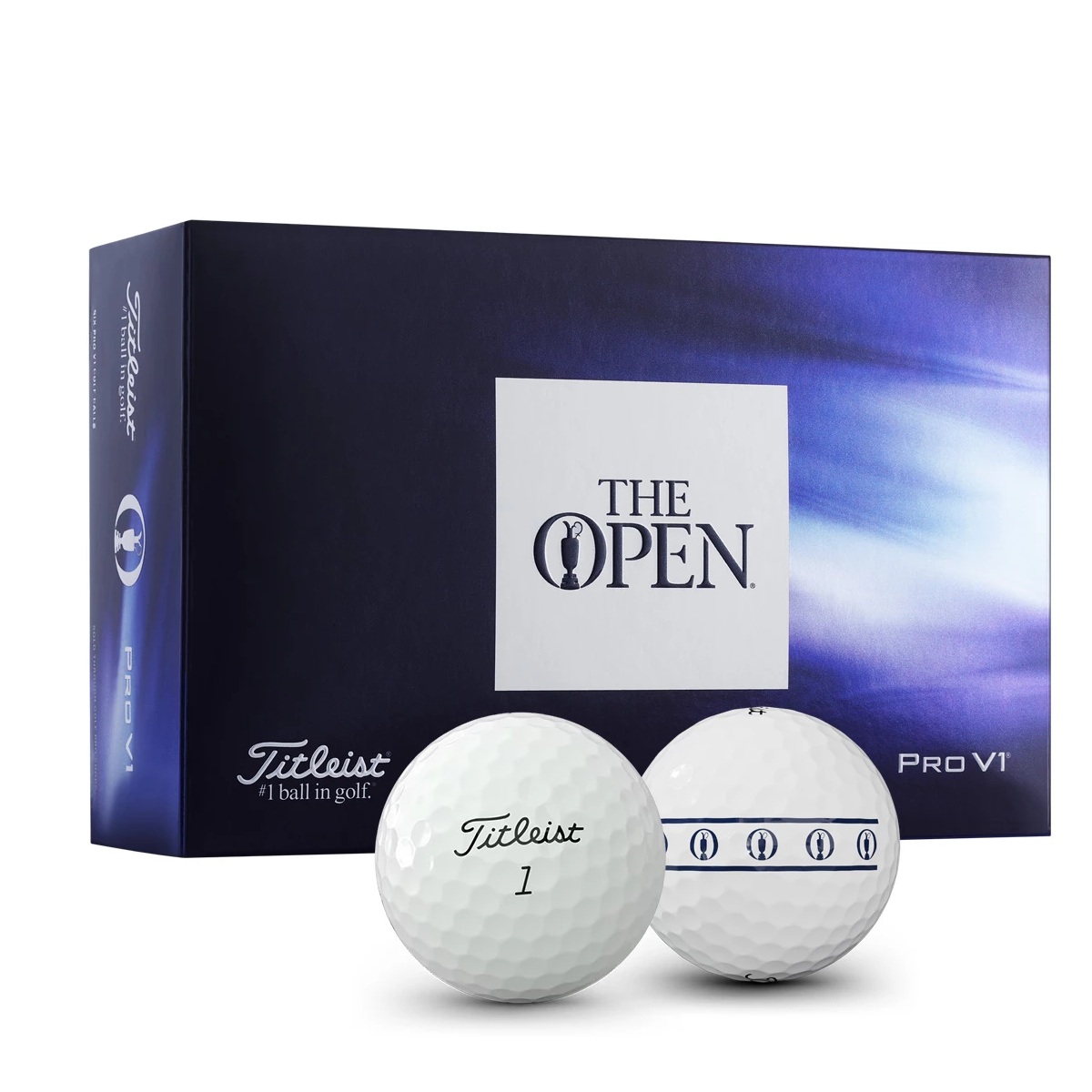 Titleist THE OPEN PRO V1 AIM - Half Dozen - 6 Stück Golfbälle
