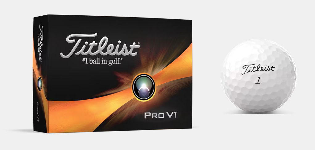 Titleist Pro V1 Golfbälle (weiß), Standard oder High Numbers