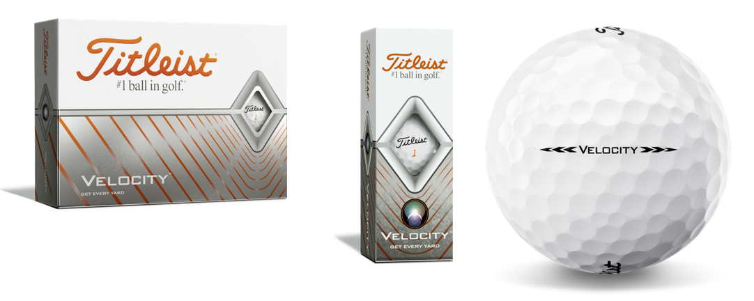 Titleist Velocity Golfbälle weiß 12/24 oder 48 Stück
