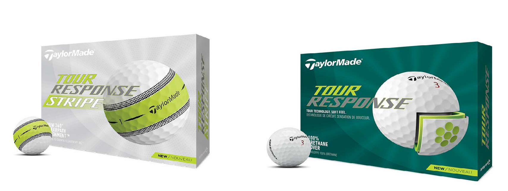 TaylorMade Golfbälle Tour Response 12 Stück /24 Stück oder 48 Stück weiß 2022