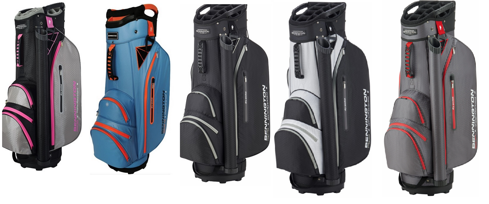 Bennington Golfbags => TOP PREIS - Cartbags Dri 14 - Dri QO9 - QO14 - Dojo  14 - Standbag Zone 14