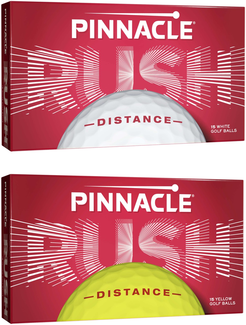 Pinnacle Rush Golfbälle 15 /30 oder 60 Stück