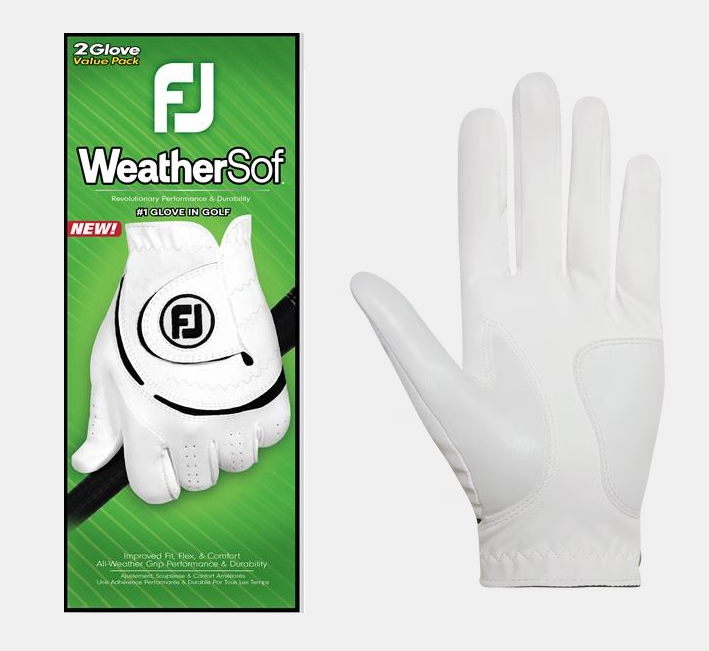 FootJoy WeatherSof 2er Pack Golfhandschuh - Herren FootJoy WeatherSof 2er Pack Golfhandschuh - Herren