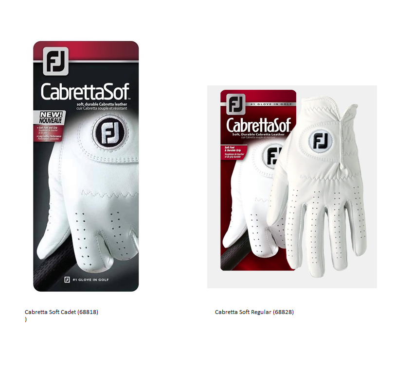 Cabretta-alle FootJoy CabrettaSof Regular oder Cadet - Herren Golfhandschuh ab 2 Stück