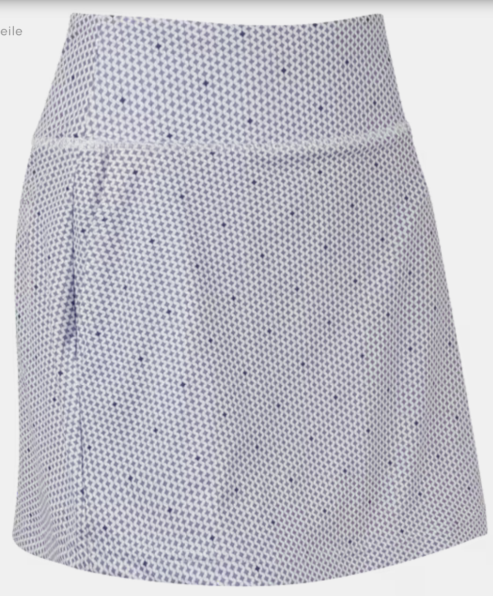 39393 Footjoy Curve Geo Dot Aerial Skort - Damen | Staubiges Violett / Navy ...