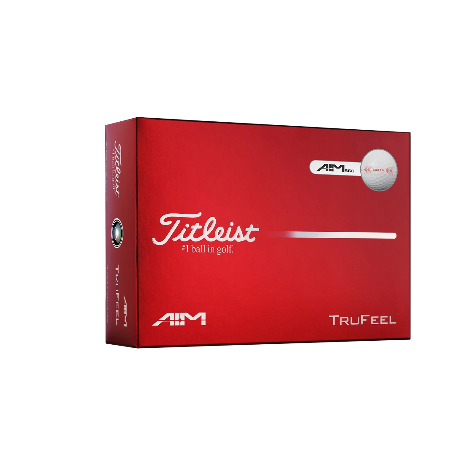 Titleist Golfbälle 2026 TruFeel White AIM 360°